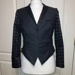 Chaqueta / Blazer ANNE FONTAINE NEGRO Espiga - Talla 10 (EU 42) ¡Nuevo! - Imagen 1 de 17