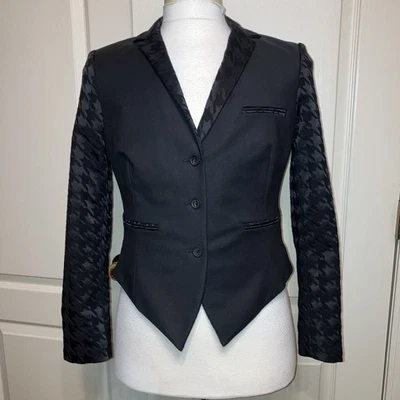 Chaqueta / Blazer ANNE FONTAINE NEGRO Espiga - Talla 10 (EU 42) ¡Nuevo! Foto 1 de 4