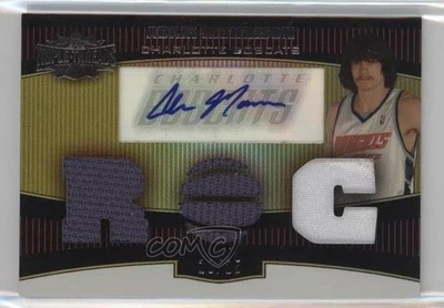 2006-07 Topps Triple Threads Gold /25 Adam Morrison #121 Rookie Auto RC - Image 1 of 2