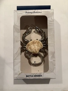 Tommy Bahama Crab Bottle Opener Chrome/seashell Body Barware - Picture 1 of 2