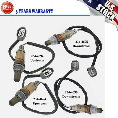 Sensor de oxígeno ascendente y descendente 4X para Land Rover Discovery 4,0 L 1999-2002 4,6 L 2003-2004 Foto 1 de 4