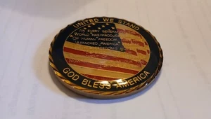 Paar Gedenkmünzen 9-11 mit Busch Zitat - Bild 1 von 6