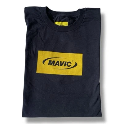 NEW official MAVIC Cycling T-shirt men's Medium black short sleeve - Image 1 of 4