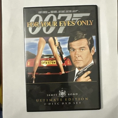 FOR YOUR EYES ONLY  Roger Moore as James Bond  007  2-Disc DVD Set Ultimate Ed Foto 1 de 4