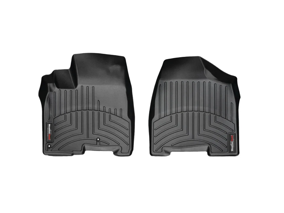 Forro de piso WeatherTech para Toyota Sienna 2004-2010 - primera fila, negro Foto 1 de 4