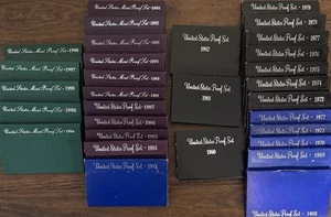 1968 - 1998 Proof Set U.S. Mint 31 Proof Set San Francisco Mint COA - Picture 1 of 1