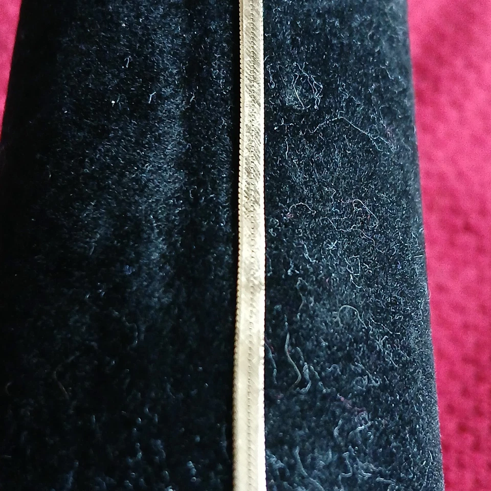 PULSERA ESPIGA VINTAGE 14K ESTAMPADA ITALIA 3MM 7" Foto 1 de 4