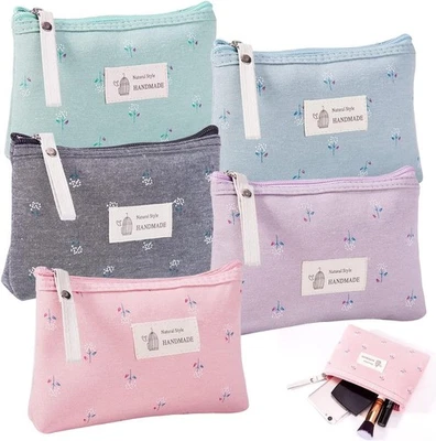 Kosmetiktasche 5 Stück 17x11,5x4 cm Mini Taeschchen fuer Stifte Toilettenartikel - Bild 1 von 4