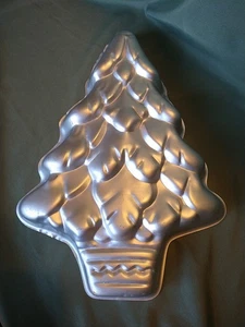 Molde para hornear sartén para pasteles Wilton vintage árbol de navidad #502-1107 para hornear vacaciones - Imagen 1 de 8
