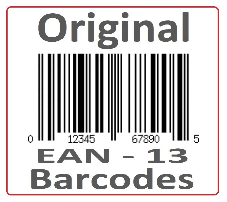 1 - 5000 EAN-13 / UPC Codes - Barcodes kaufen - EAN-Nummern - unbegrenzt gültig - Bild 1 von 1