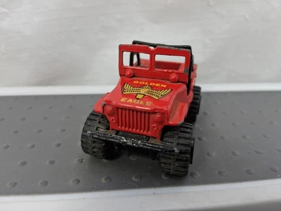 Matchbox Jeep 4 x 4 Golden Eagle Red Die Cast - Image 1 of 4