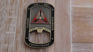USMC Marine Corps Air Station MCAS New River NC Challenge Coin #B93 - Bild 1 von 10
