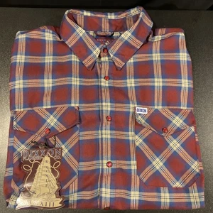 DIXXON Flannel Old Port Pearl Snap Limited Edition Plaid Men's Shirt 2X - Picture 1 of 5
