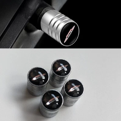 F57 MINI Cooper S JCW Metal Cylinder Dust Valve Cap Covers Silver - Image 1 of 4