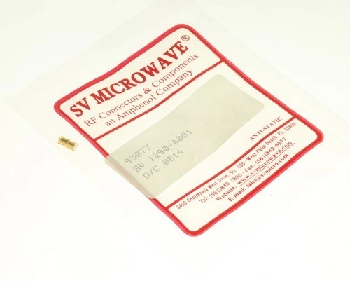 Conector coaxial RF para microondas 1290-4001 SV Foto 1 de 1