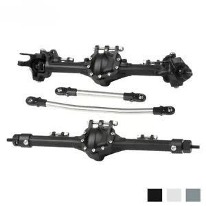 Essieu avant arrière avant alliage CNC pour 1/10 RC chenilleur axial SCX10 II élément enduro CC01 - Photo 1 sur 21
