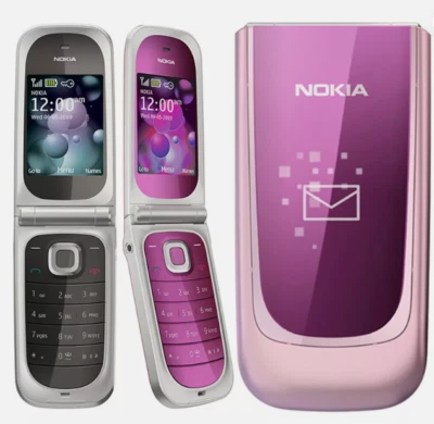 Original Nokia 7020 Unlocked GSM 2G Mini-SIM FM radio Camera Flip Mobile phone - Image 1 of 4