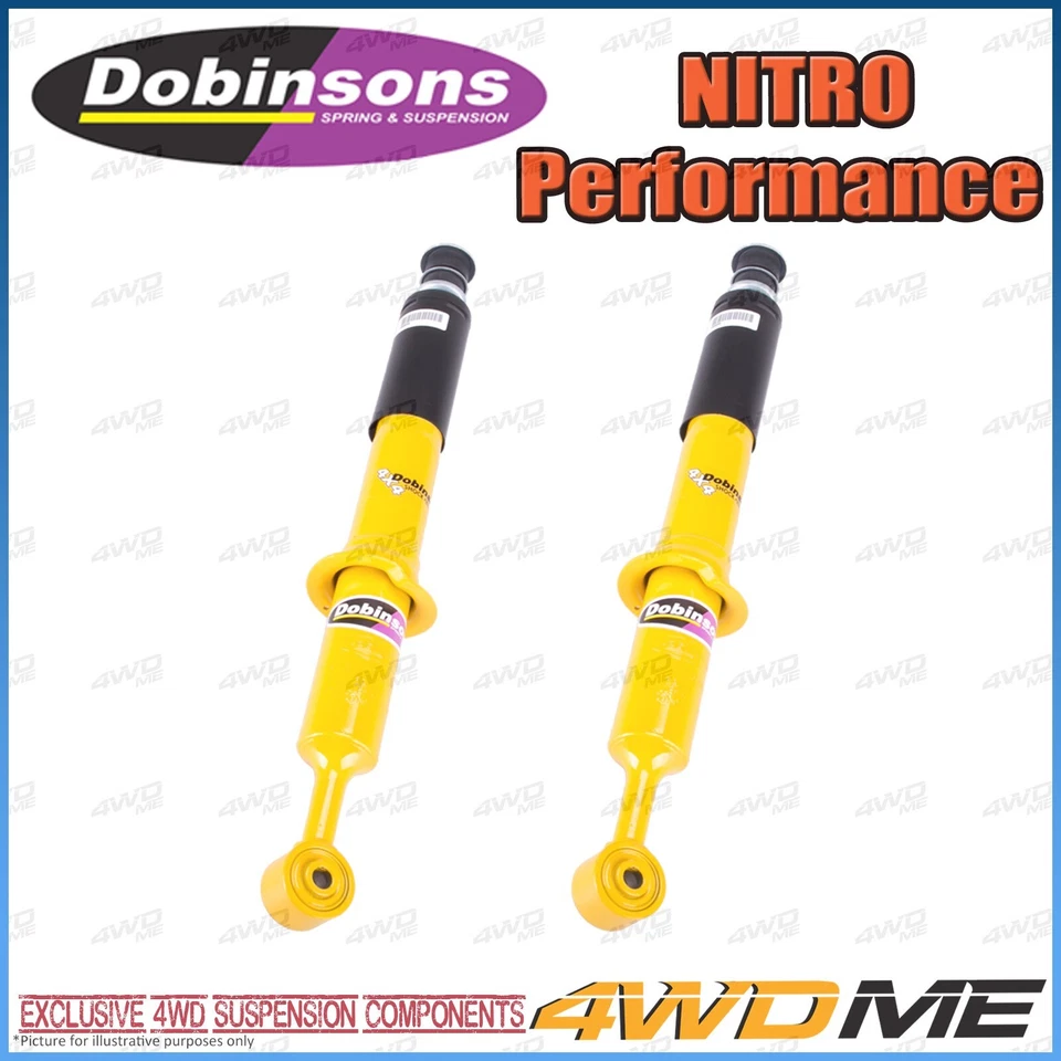 Fits Toyota Hilux KUN26 N70 Front Dobinsons Nitro Shock Absorbers  2'' 50mm Lift - image 1 of 1