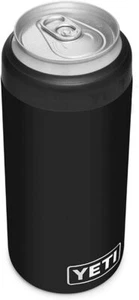 YETI Rambler Colster Slim, Stainless Steel, Can Insulator, Black, 250ml - Picture 1 of 6