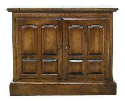 F50526EC: ETHAN ALLEN Maple Classic Manor Flip Top Server - Image 1 of 4