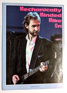 GENESIS / MIKE & THE MECHANICS / MIKE LIVE / MAGAZINE FULL PAGE PINUP POSTER - Picture 1 of 3