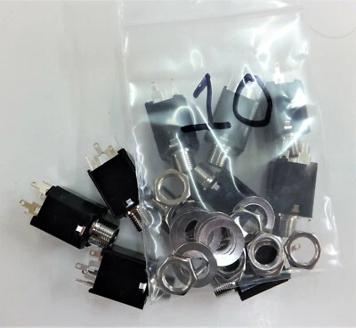 *NUEVO* (10 EA) CONECTORES SWITCHCRAFT 114BPC-1/4" TRS CON DERIVACIÓN COMPLETA CON HERRAJES Foto 1 de 3