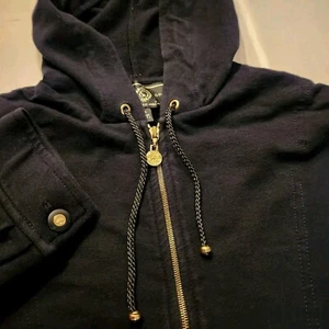 St John Sport Jacket Womens P 2 Hooded Pullover Half Zip Stretch Made In USA EUC - Picture 1 of 10