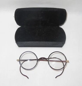 ANTIQUE ROUND SPECTICALS EYE GLASSES - READ - Picture 1 of 12