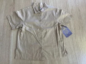 NWT JAMS WORLD Sz XS Women's Beige Button Up Shirt VTG Taupe W648-TAUP - Picture 1 of 16