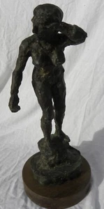 Giovanni PAGANIN (Asiago 1913-Milano 1997) Nudo femminile Scultura bronzo cm 50 - Foto 1 di 24