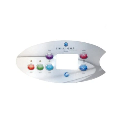 X509043 Master Spa 6-Button Keypad Overlay Spaside Control Twilight MAS Series - Image 1 of 2