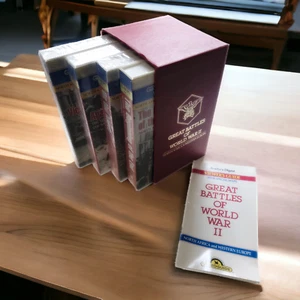 Great Battles of WWII in Western Europe - 4 Tape VHS Collection (3 of 4 SEALED!) - Picture 1 of 6