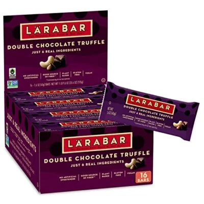 Barritas de trufa de chocolate dobles Larabar bocadillo saludable 16 unidades vegano sin gluten Foto 1 de 3