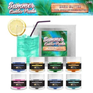 Summer Brew Glitter Collection B (8 PC SET) | Drink Glitter Party Kit - Picture 1 of 12