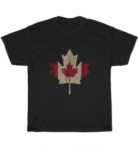 Vintage Canada Flag Maple Leaf Canadian Pride T-Shirt Unisex Tee Gift S-5XL NEW - Picture 1 of 4