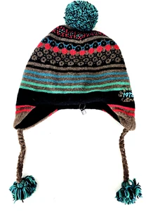 CatiminI Insulated Kid's Winter Hat Earflaps Fully Lined Fleece Pom-Pom Top-T4 - Picture 1 of 8