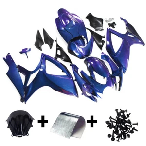 Chameleon Blue Fairings for Suzuki 2006 2007 GSXR600 GSXR750 06 07 K6 Bodywork - Picture 1 of 9