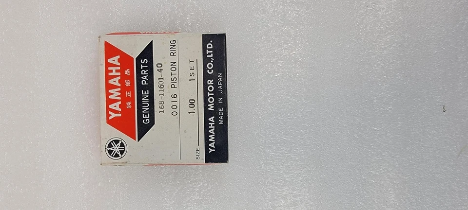 YAMAHA 1967 YR1 4-Й OVERBORE ПОРШНЕВЫЕ КОЛЬЦА OEM 168-11601-40 - Изображение 1 из 3