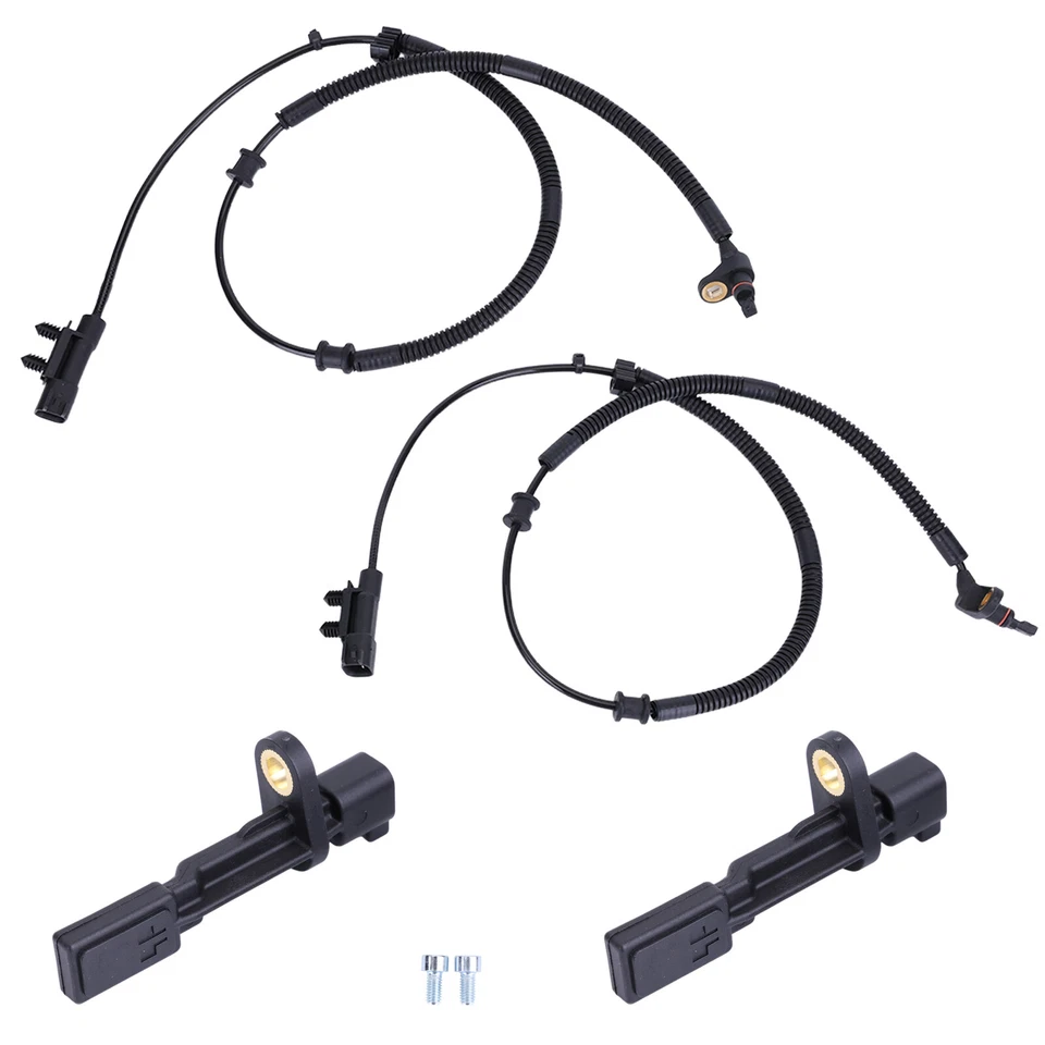 4x Sensor de velocidad de rueda ABS delantero y trasero para Dodge Nitro 07-11 Jeep Liberty 08-12 Foto 1 de 4