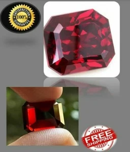Certified Pyrope Garnet Deep Red Octagonal Shape Sri Lankan Gemstone10.55 Crat - Picture 1 of 7
