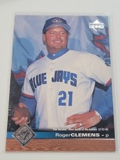 ROGER CLEMENS 1996 Upper Deck #520.  BLUE JAYS