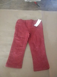 =Girl's Glitter Ponte Pants Leggings Toughskins Brand Size 3T NWT! - Picture 1 of 3