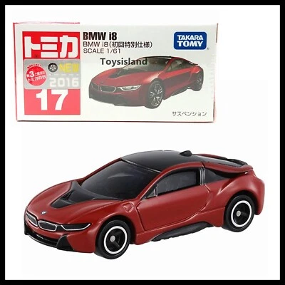 TOMICA 17 BMW i8 1/61 TOMY DIECAST CAR 2016 NOV NEW MODEL First edition (B) - Image 1 of 4