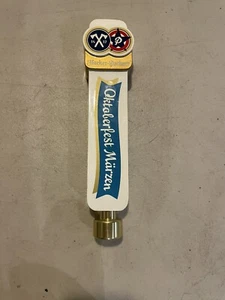 Hacker Pschorr  Beer Tap Handle Oktoberfest Marzen blue gold white - Picture 1 of 10