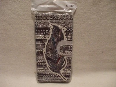 Flip Leather Wallet Phone Case Cover With Strap For Samsung Galaxy S7 Edge - Image 1 of 4