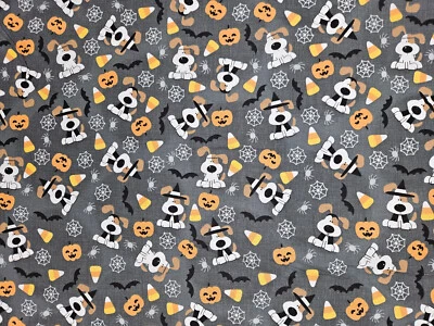 I Woof You Halloween Fabric JoAnn 100% Cotton 1.5 yards NEW - Image 1 of 4