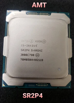 SR2P4 Intel Xeon E5-2643v4 3.40GHz 6-Core 20MB CPU Processor - Image 1 of 2