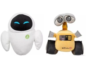 Disney Store Parks Wall-E 8" y Eva 7" Peluche Figura Muñeca Set NUEVO NUEVO CON ETIQUETAS Walle - Imagen 1 de 5