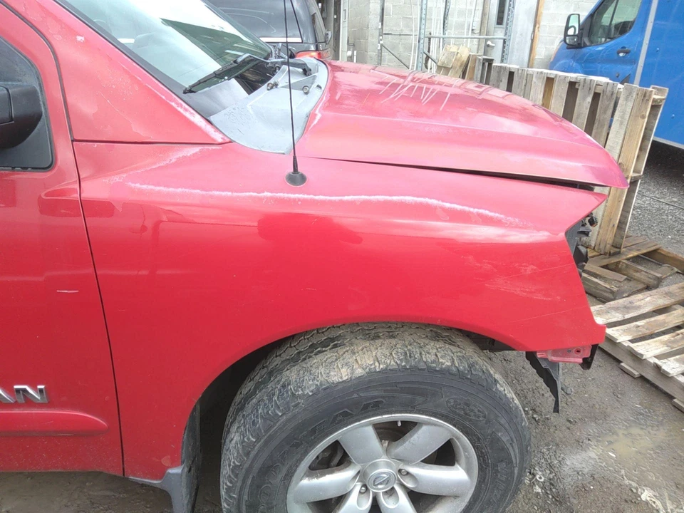 08 NISSAN TITAN Fender Sun Fadedxe Passenger Right Red Alerta20 Foto 1 de 1