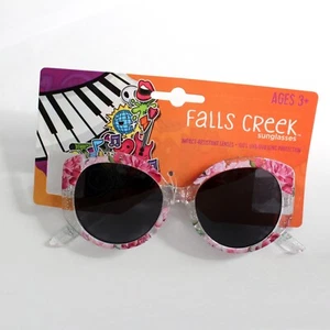 Falls Creek Girl's Floral Sunglasses Youth 3+ 100% UVA UVB Impact Resistant - Picture 1 of 5